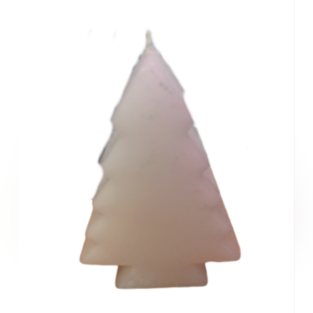 White Tree-Shaped Candle